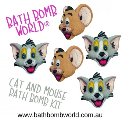Cat and Mouse Bath Bomb Project